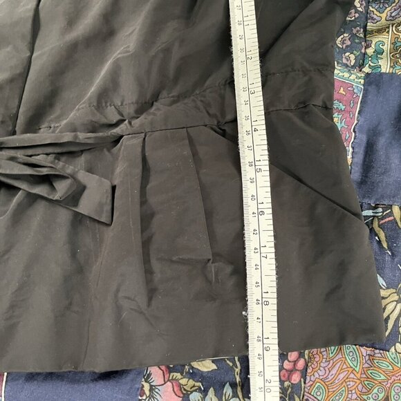 Riani Blazer Top Womens 10 Black Minimalist Contemporary Jacket Cropped - Picture 4 of 9